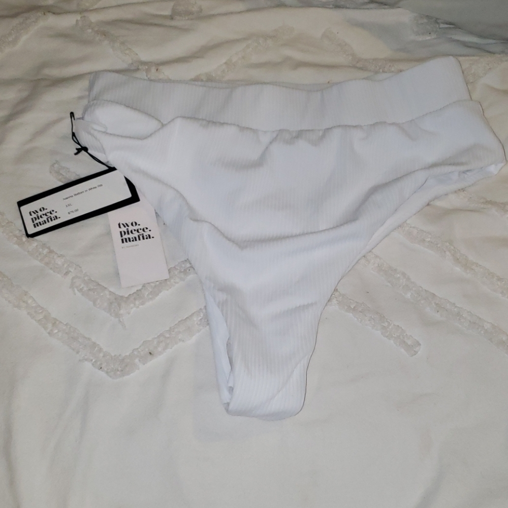 Two piece mafia white bottoms